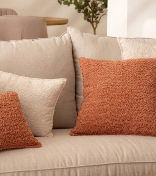 Cojín Saona con Borreguillo de Poliéster