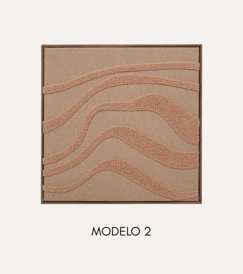 Cuadro Lienzo Noélie con Relieve de Borreguillo