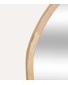Espejo de Pie Tamy de Madera de Hevea y MDF