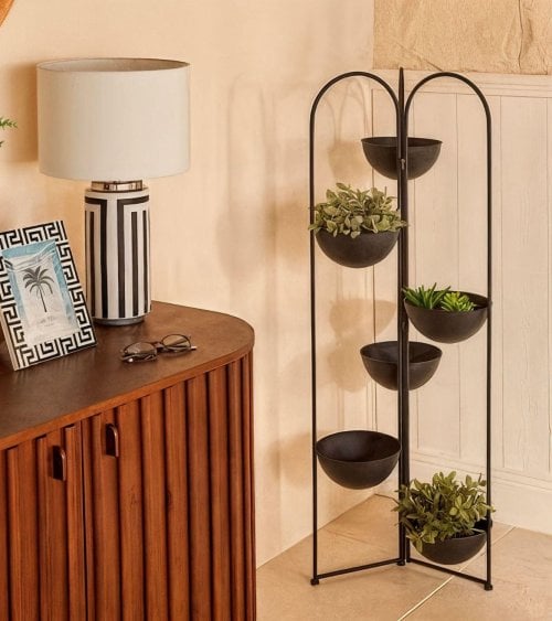 Soporte de Plantas para 6 Macetas The Palm de Metal