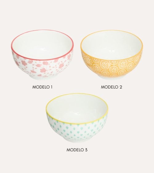 Cuenco India de Porcelana