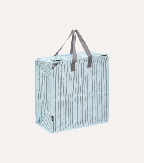 Bolsa de Compra Zipee a Rayas de Plástico
