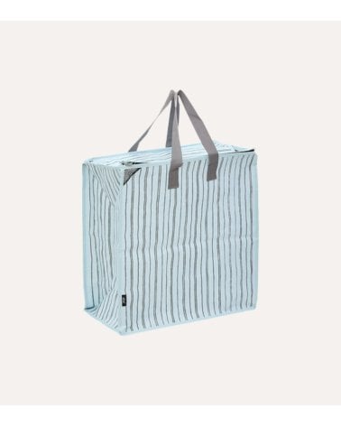 Bolsa de Compra Zipee a Rayas de Plástico