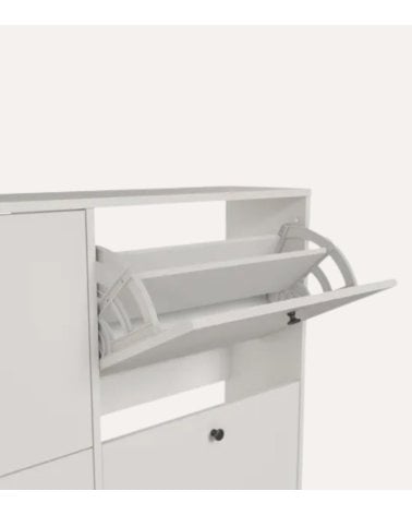 Zapatero Soft con 4 Trampones de Melamina