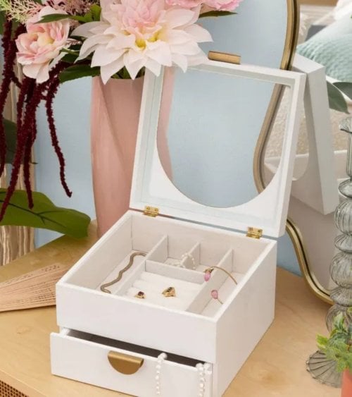 Joyero Wild Romance con 2 Cajones de MDF