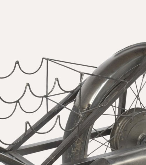 Botellero Mesa de Bar Moto de Madera de Mango