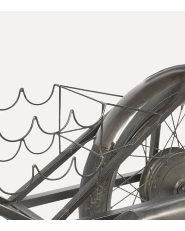 Botellero Mesa de Bar Moto de Madera de Mango