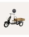 Macetero Moto de Madera y Metal