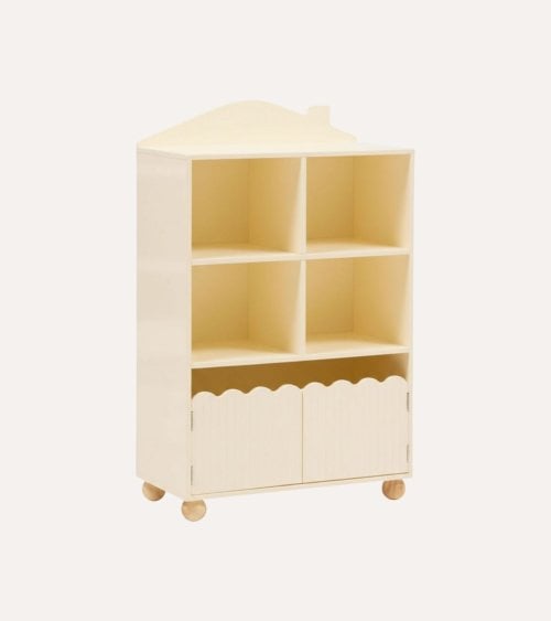 Librería Infantil House con 6 Compatimientos de MDF