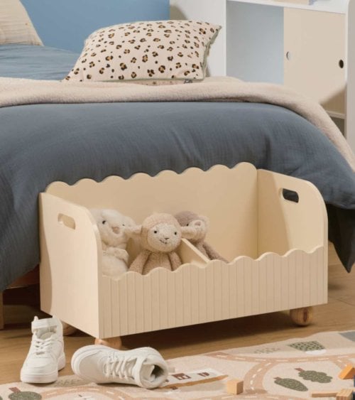 Baúl Infantil Bouli con 2 Compartimientos de MDF