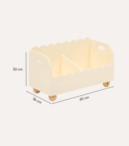 Baúl Infantil Bouli con 2 Compartimientos de MDF