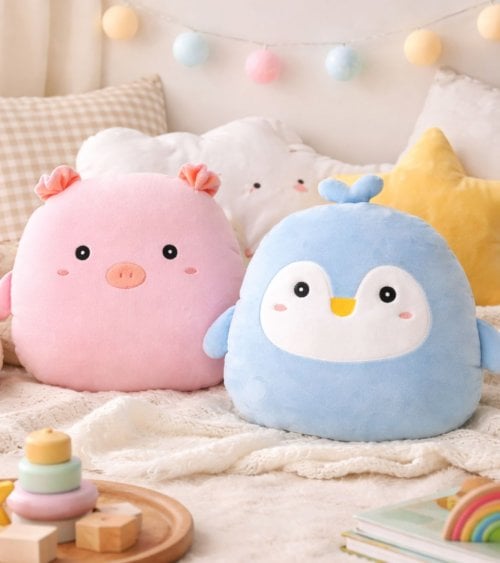 Peluche Squishy Infantil Cerdito de Poliéster