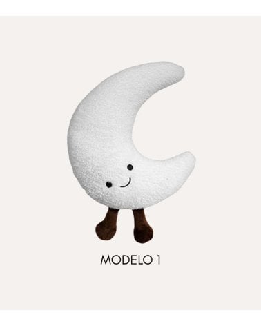 Peluche Infantil Sol o Luna de Borreguillo