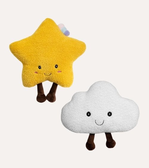 Peluche Infantil Nube o Estrella de Borreguillo