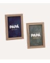 Marco de Fotos para Papá de Madera