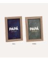 Marco de Fotos para Papá de Madera
