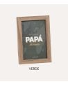 Marco de Fotos para Papá de Madera