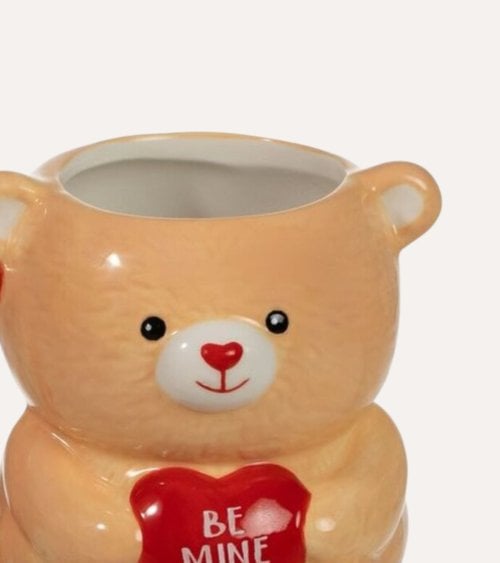 Taza Mug Osito Be Mine de Cerámica