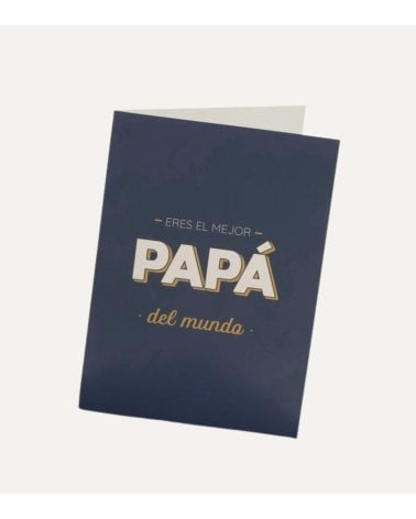 Tarjeta de Felicitaciones para Papá con Sobre