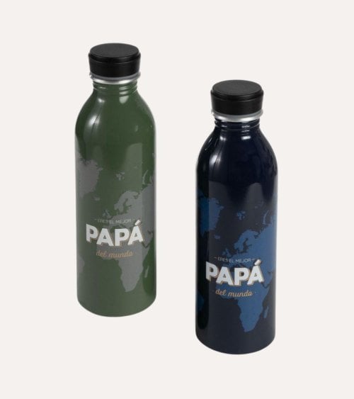 Botella Termo para Papá de Aluminio