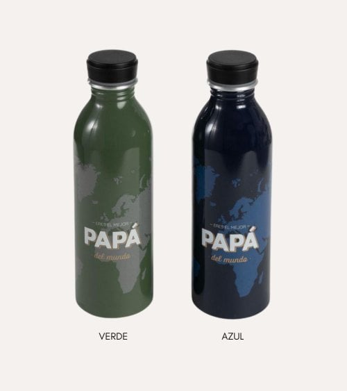 Botella Termo para Papá de Aluminio