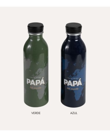Botella Termo para Papá de Aluminio
