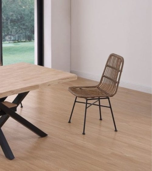 Silla De Comedor De Ratán Thai  -2