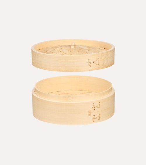 Vaporera Estilo Tradicional de Bambú para Dumplings