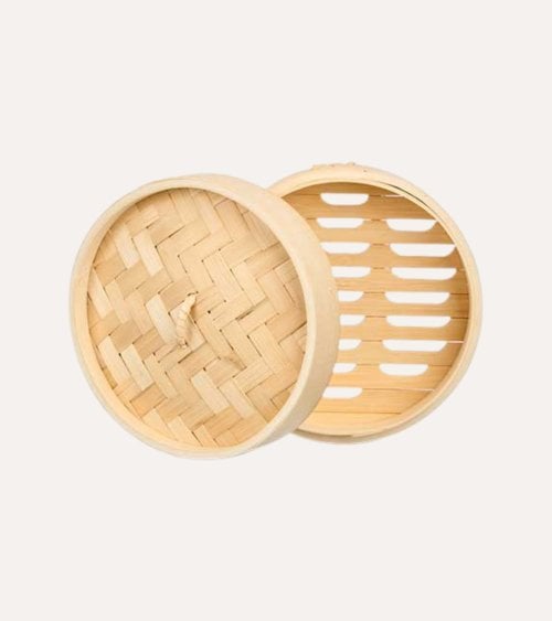 Vaporera Estilo Tradicional de Bambú para Dumplings