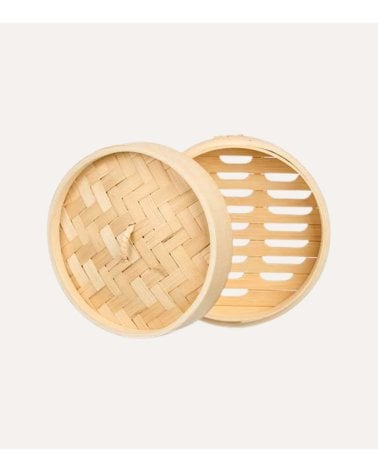 Vaporera Estilo Tradicional de Bambú para Dumplings