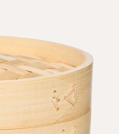 Vaporera Estilo Tradicional de Bambú para Dumplings