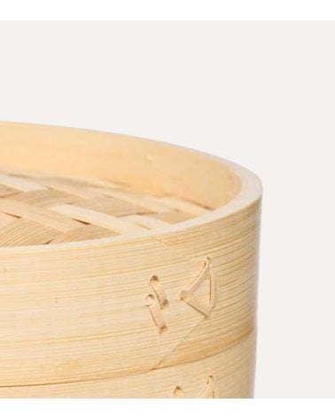 Vaporera Estilo Tradicional de Bambú para Dumplings