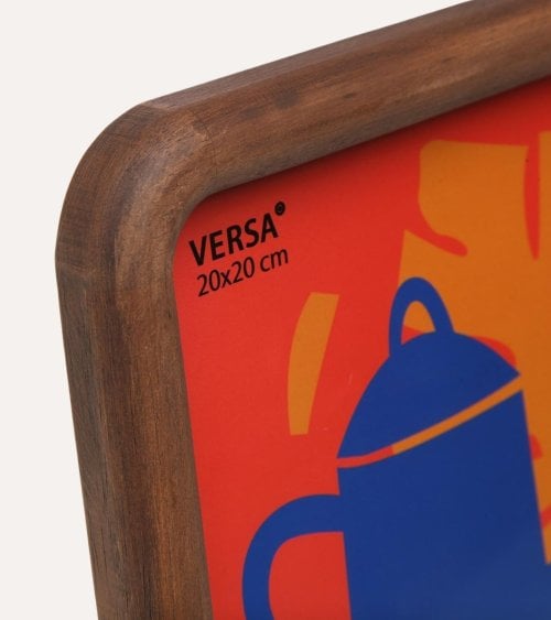 Marco de Fotos Cuadrado Couvet de Madera de Mango