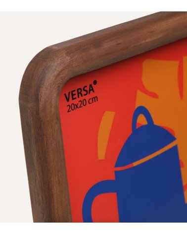 Marco de Fotos Cuadrado Couvet de Madera de Mango