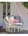 Silla Colgante de Jardín con Cojín Plumaya-1