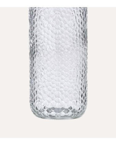 Botella Puntos de Vidrio Tallado