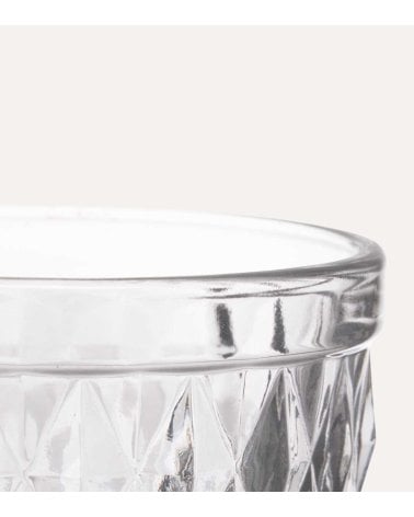 Set de 6 Vasos Diamond de Vidrio Tallado