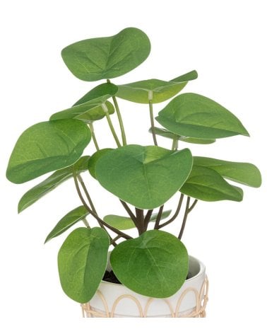 Planta Artificial con Maceta de Cerámica-2