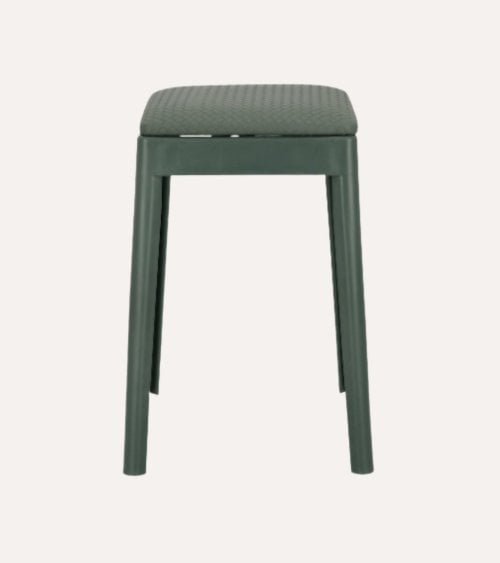 Taburete Scooby de Cuero Sintético y Plástico