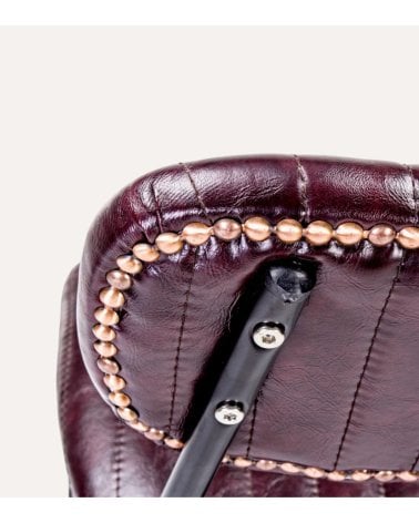 Silla Alta de Bar Debbie de Cuero Sintético y Acero