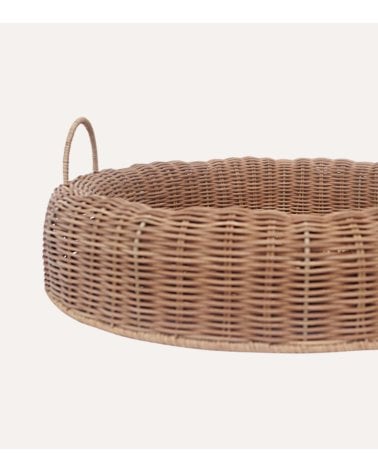 Bandeja Cesta Redonda Irele de Ratán