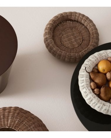 Bandeja Cesta Redonda Irele de Ratán