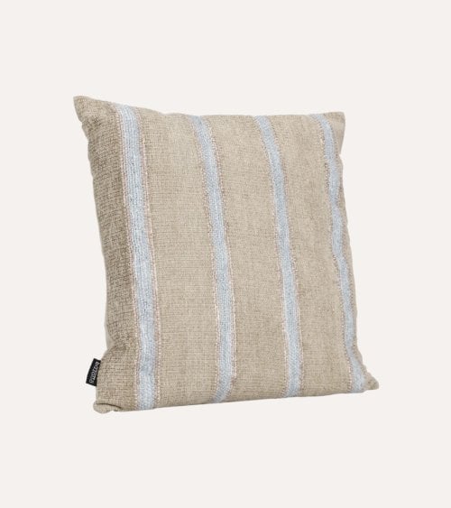 Cojín Jawla A Rayas de Algodón y Poliéster