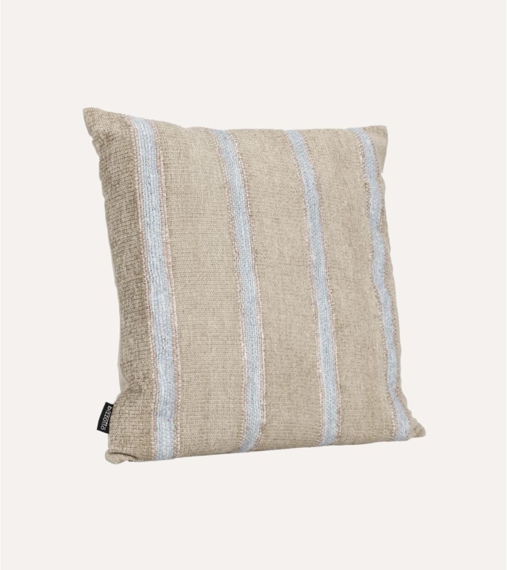 Cojín Jawla A Rayas de Algodón y Poliéster