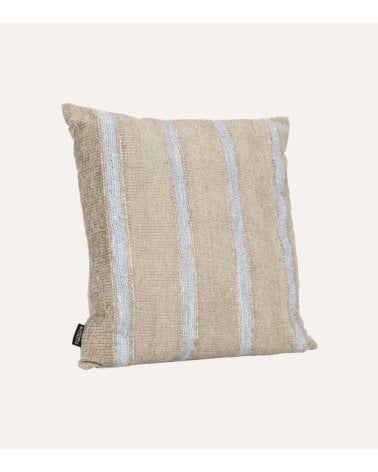 Cojín Jawla A Rayas de Algodón y Poliéster
