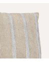 Cojín Jawla A Rayas de Algodón y Poliéster