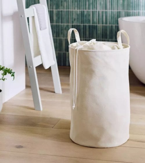 Cesto de Ropa Ryder Cierre con Cordón de Poliéster