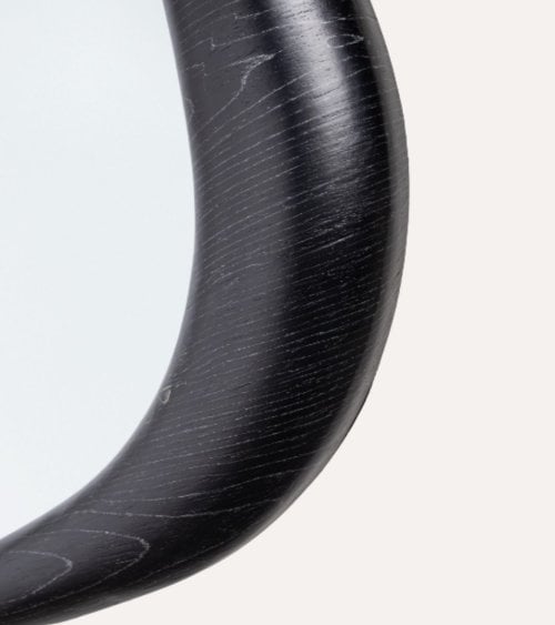 Espejo de Pared Irregular Otilia Chapado en Madera de Roble