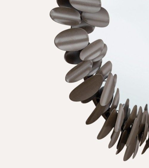 Espejo de Pared Mirat Dark de Acero