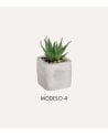 Planta Decorativa Gladis de Cemento y Plástico
